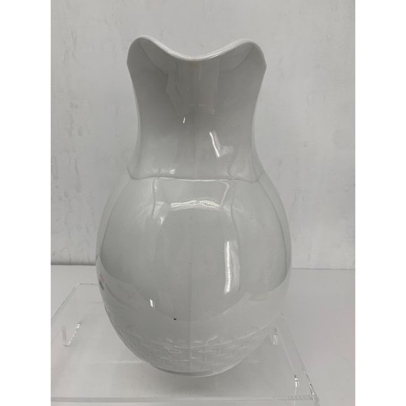 Anthony Shaw and Son Opaque Iron Stone China England Basket Weave Pattern Flaws - Picture 6 of 14